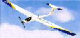 Bonito moto-planeur 3 axes